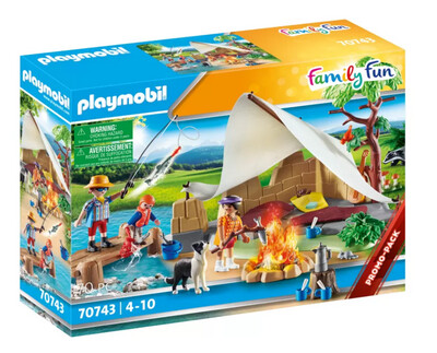 Playmobil Famiglia In Campeggio