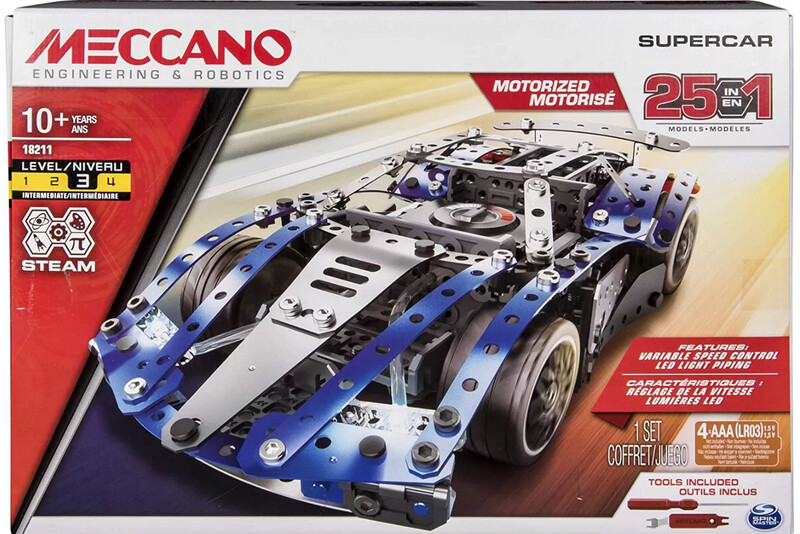 Meccano Supercar 25 modelli diversi