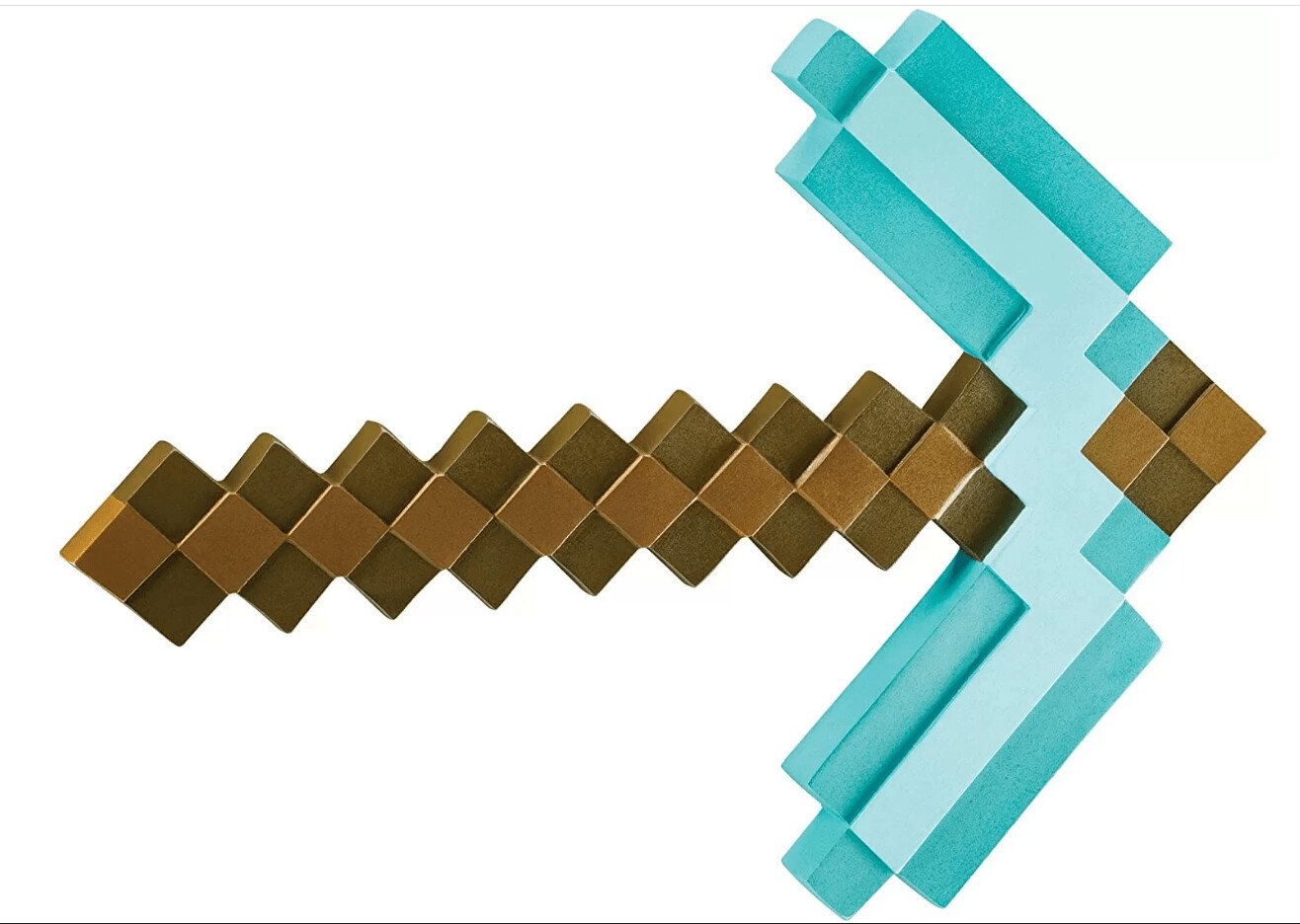 Minecraft Piccone Celeste E Marrone