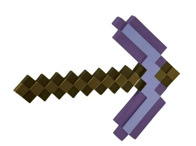 Minecraft Piccone Viola Carnevale