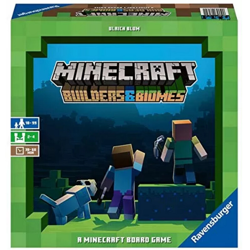 Gioco di Società Minecraft Builders & Biomes Ravensburger