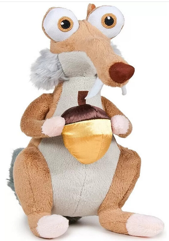 Peluche "Scrat" L'Era Glaciale H 22 cm