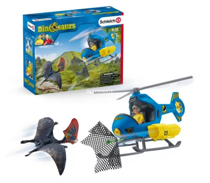 Schleich Elicottero Per Catturare Dinosauri 41468