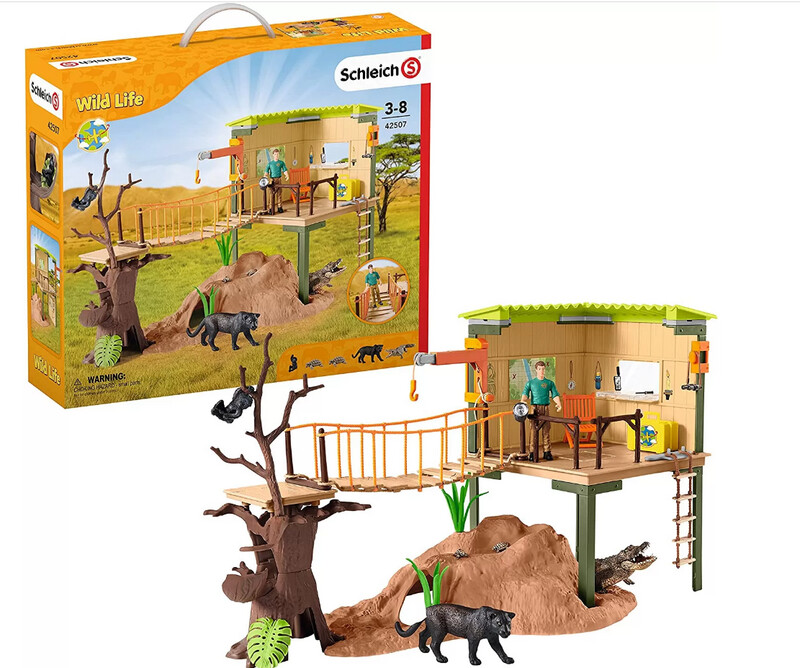 Schleich Wild Life Stazione di Avventura con Ranger