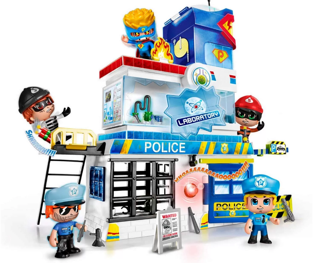 Pinypon Action Stazione di Polizia con 2 Personaggi e Accessori