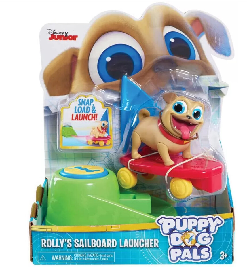 Personaggio Puppy Dog Rolly's Sailboard Launcher