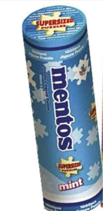 Puzzle Maxi Formato Mentos Blu 1000 Pezzi