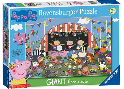 Ravensburger Peppa Pig Puzzle Gigante 24 Pezzi Family Celebrations
