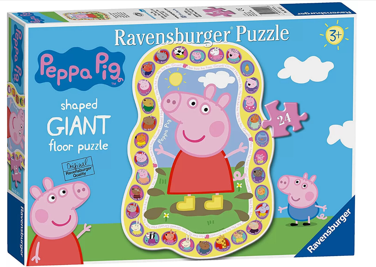 Ravensburger Peppa Pig Puzzle Gigante 24 Pezzi