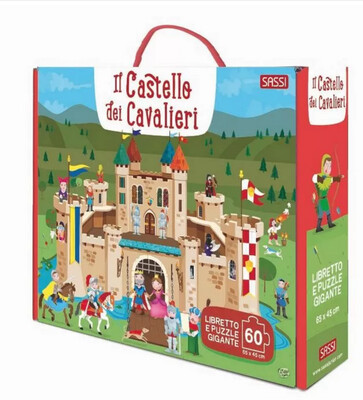 Sassi Puzzle più libro Il Castello dei Cavalieri
