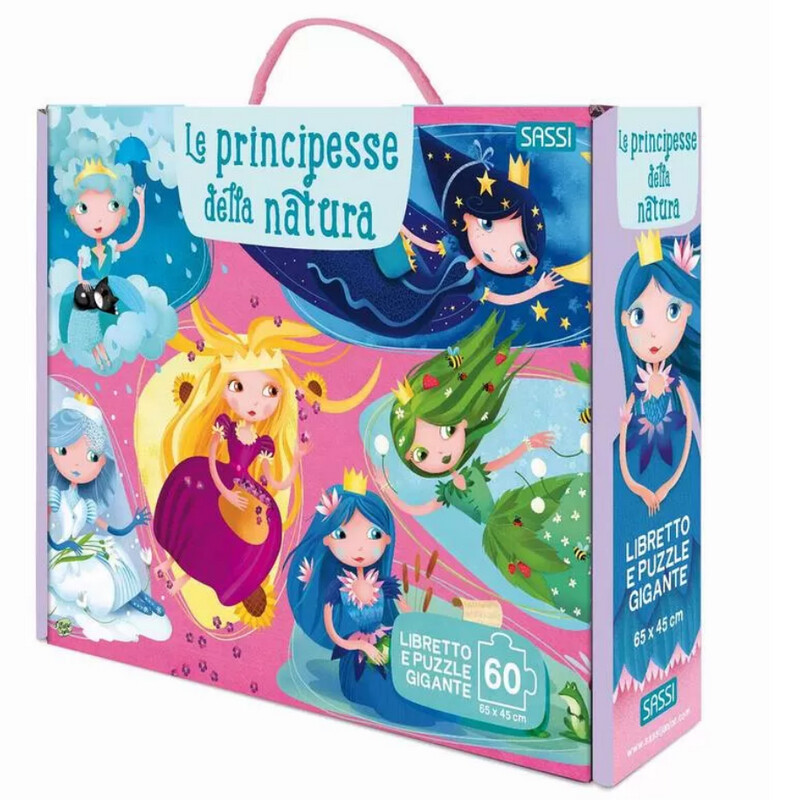 Sassi Le Principesse della Natura Libro più Puzzle da 60 Pezzi