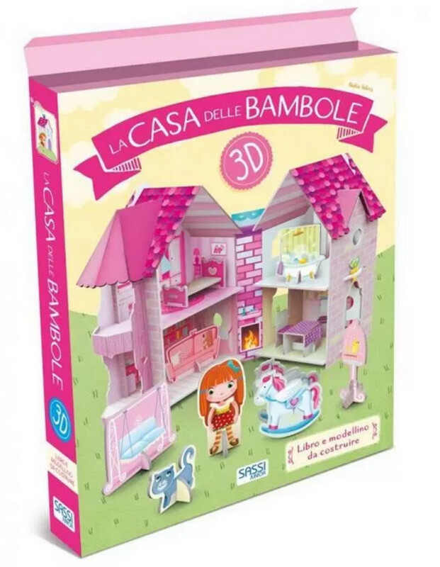 Sassi La Casa delle Bambole Libro più modellino da Costruire 3D
