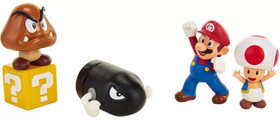 Super Mario 6 Personaggi 6 Cm Diorama