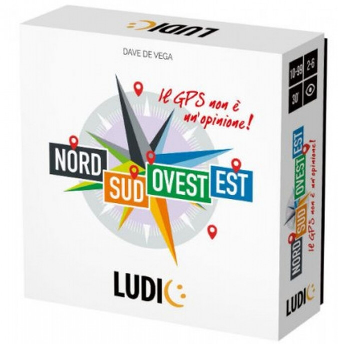 Ludic Nord Sud Ovest Est Il GPS non è un Opinione Gioco di Società