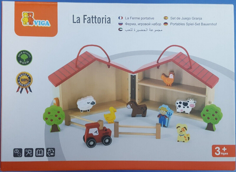 Fattoria in Legno con Personaggi Viga