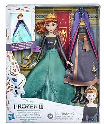 Frozen Bambola Anna Trasformazione Abito