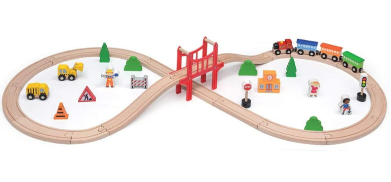 Pista del Treno in Legno Viga