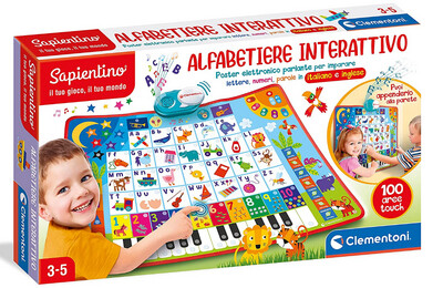 Clementoni Alfabetiere Interattivo Poster Elettronico Educativo