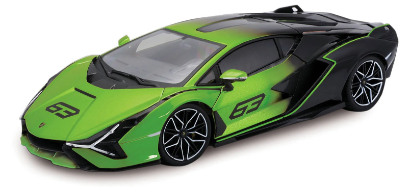 Modellino Lamborghini Sian FKP 37 Bburago Scala 1:18 - Colori Assortiti, Dettagliati E Da Collezione