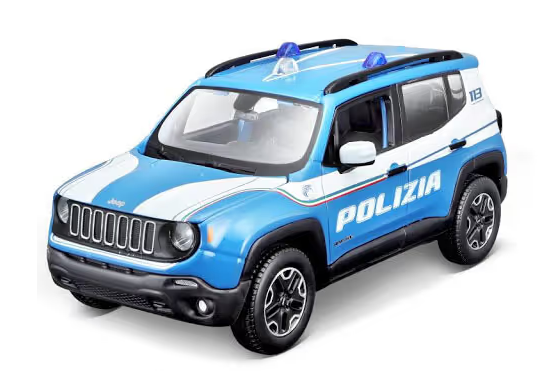 Bburago Maisto JEEP RENEGADE POLIZIA - 1:24