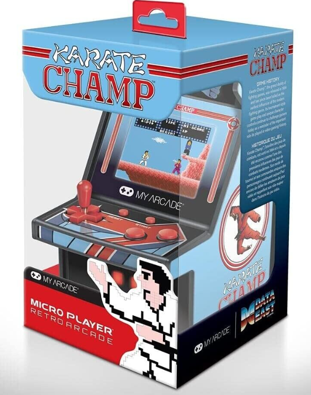 MY ARCADE - MICRO PLAYER KARATE CHAMP CONSOLE RETRO NUOVO NEW PAL