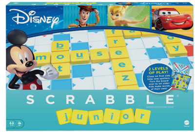 Gioco di Società Scrabble Disney Il Gioco delle Parole 2 in 1 Mattel