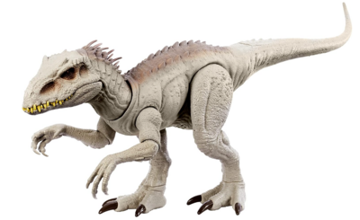 Jurassic World - Indominus Rex Caccia e Divora, dinosauro con luci e suoni