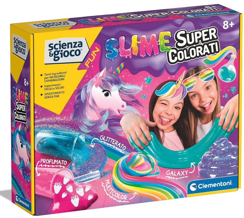 Clementoni Scienza e Gioco Slime Super Colorati