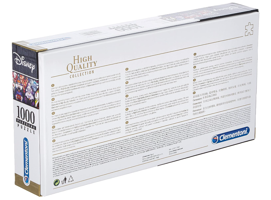 Clementoni Puzzle Panorama Villains 1000 Pezzi