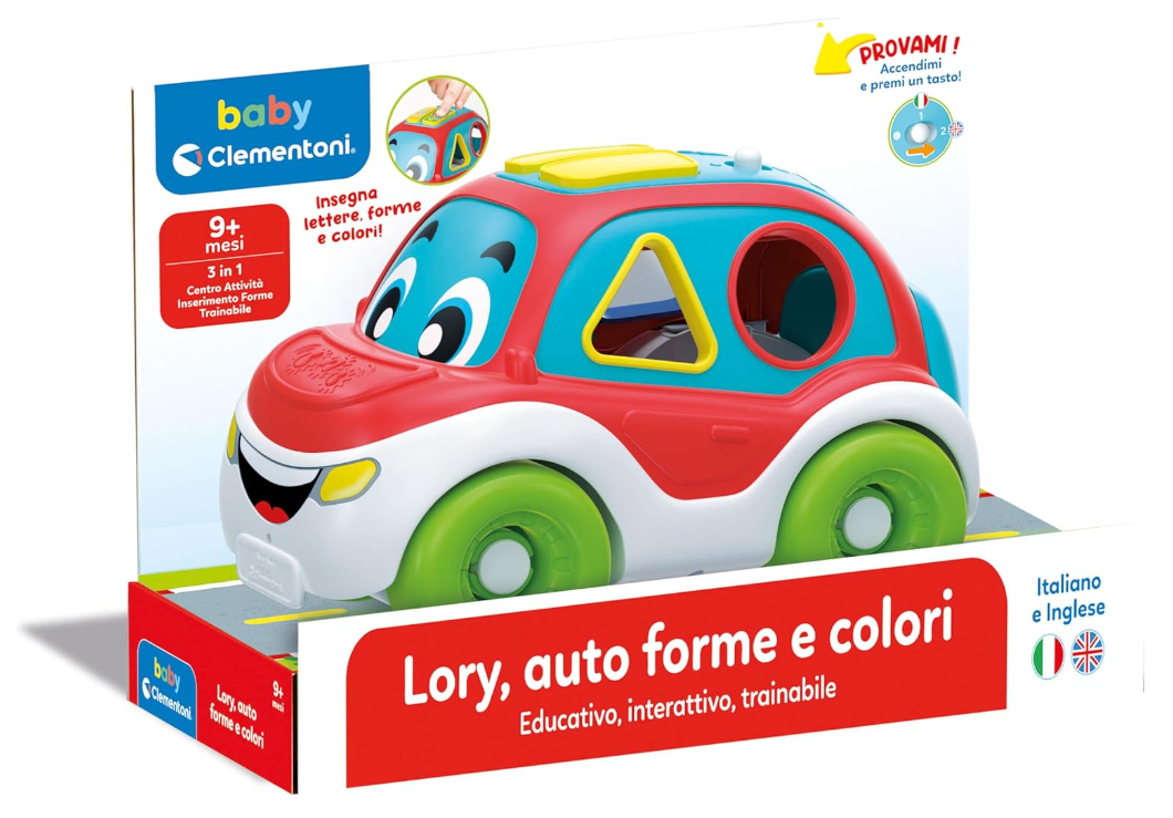 Clementoni Lory Auto Forme e Colori
