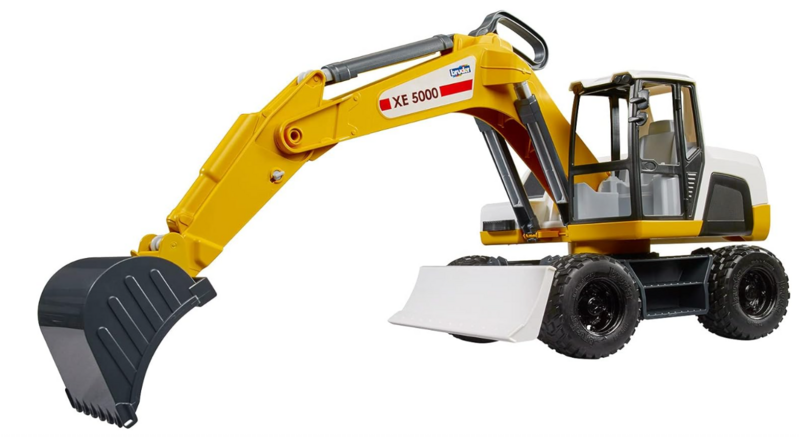 Bruder Escavatore con Ruote