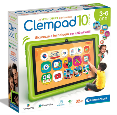 Clementoni ClemPad 10 Pollici Tablet 3-6 anni