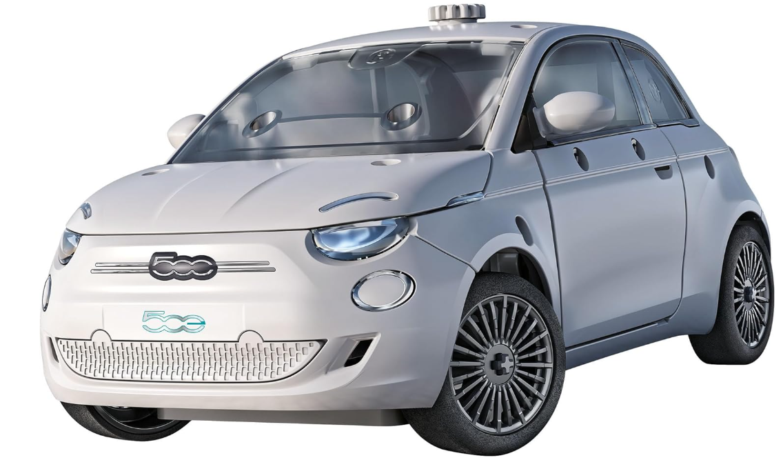 Clementoni Scienza E Gioco Build Fiat 500 Elettrica, Modellino Auto In Miniatura