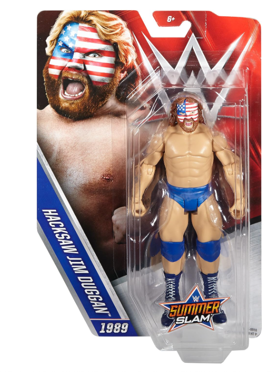 WWE Personaggio Hacksaw Jim Duggan Summer Slam 18 cm