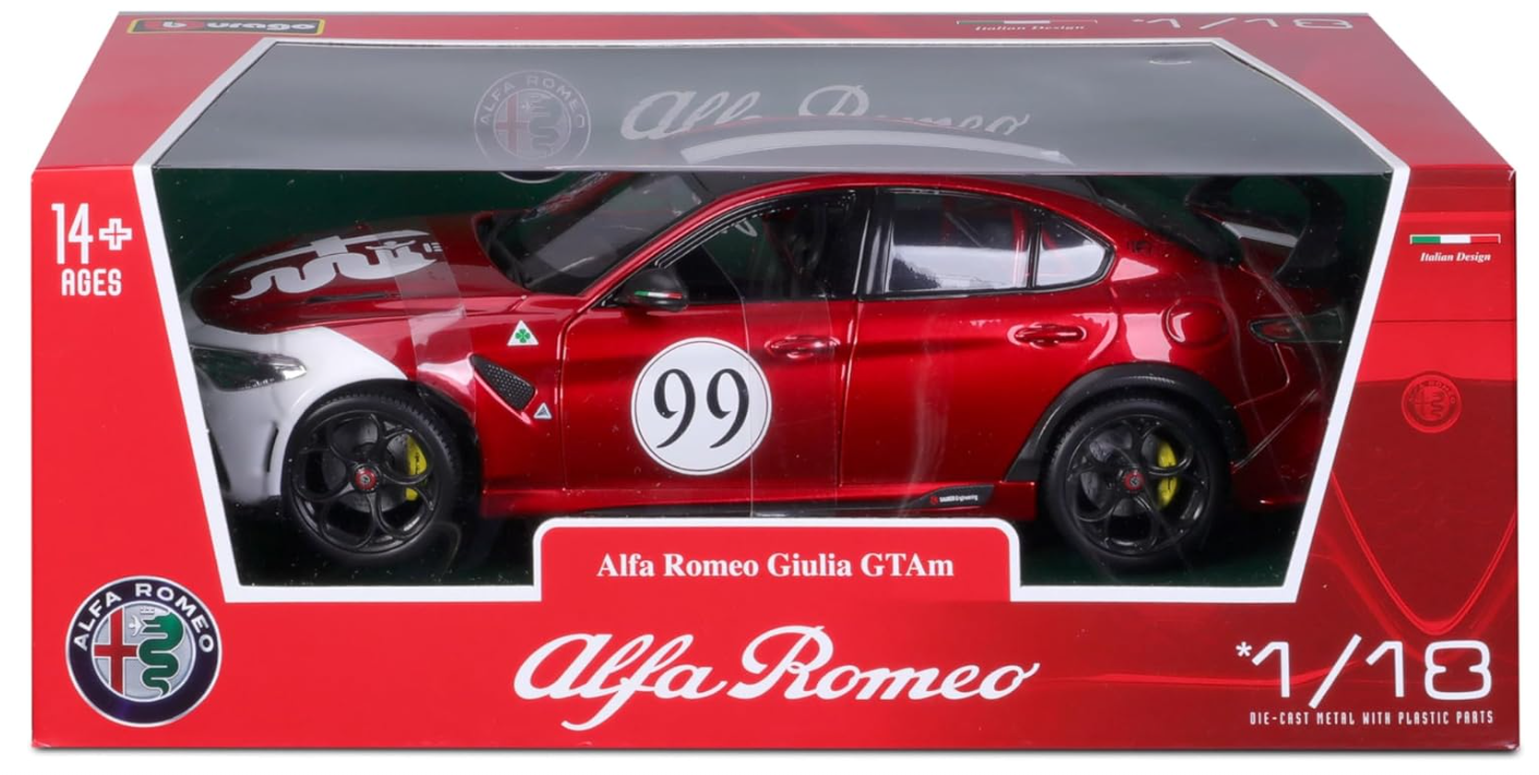 Bburago Alfa Romeo Giulia GTAm Scala 1:18