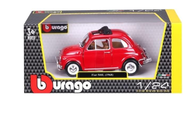 Bburago Modellino Fiat 500 (1968) scala 1:24