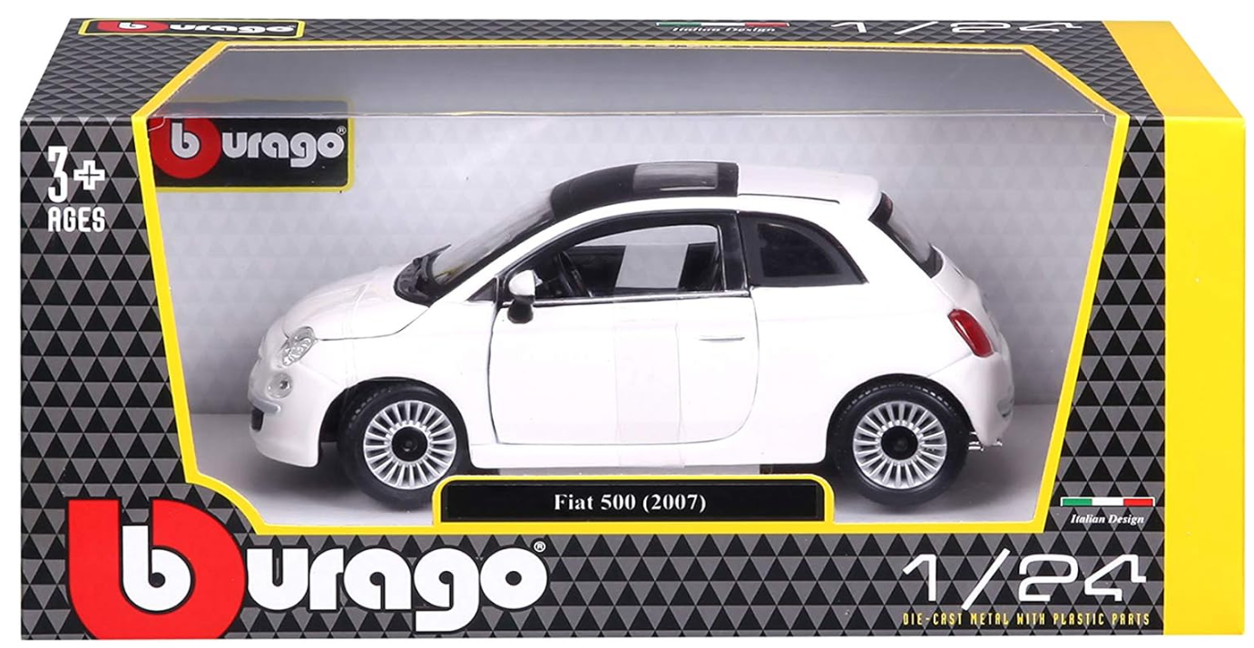 Burago Modellino Fiat 500 (2007) scala 1:24