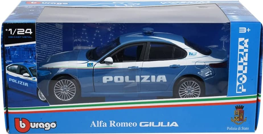 Bburago Alfa romeo Giulia Polizia scala 1:24