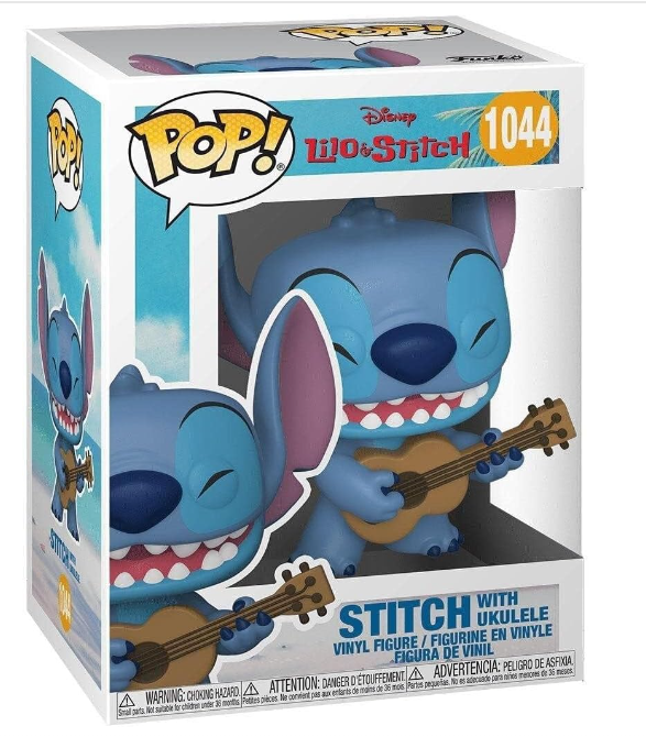 Funko Pop Disney Stitch con Ukulele- Lilo & Stitch