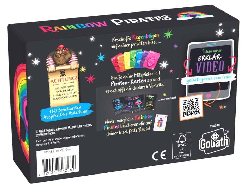 Goliath Rainbow Pirates Gioco di Società