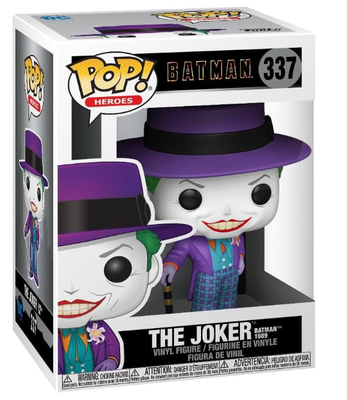 Funko Pop Heroes Batman 1989 DC Joker with Hat