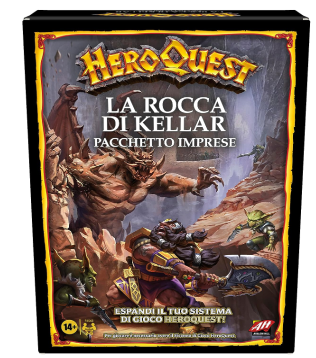 Gioco da Tavolo Hero Quest La Rocca di Kellar Avalon Hill