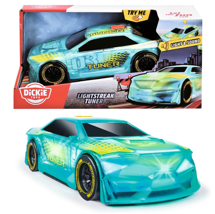 Dickie Toys Lightstreak Tuner Macchina Luci e Suoni 20 cm