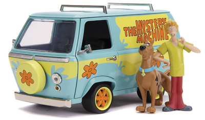Scooby-Doo The Mystery Machine con Shaggy e Scooby-Doo Die Cast