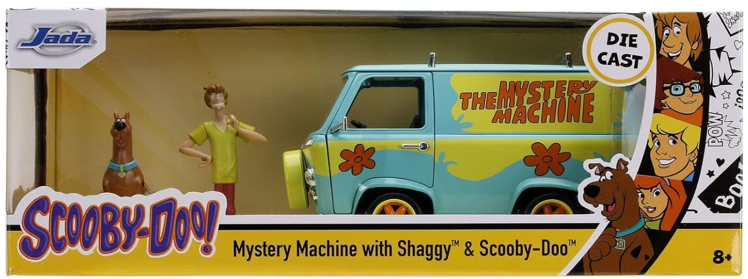 Scooby-Doo The Mystery Machine con Shaggy e Scooby-Doo Die Cast