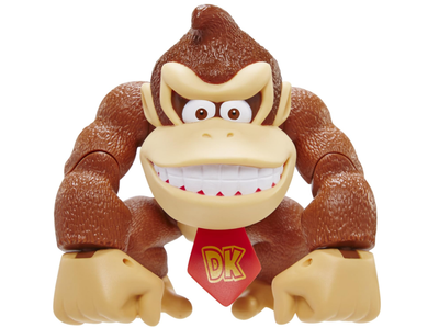 Nintendo Super Mario – Action figure di Donkey Kong, dotata di multipli punti di articolazioni ed estremamente dettagliata. Per bambini e collezionisti Nintendo Super Mario – Action figure di Donkey Kong, dotata di multipli punti di articolazioni ed estremamente dettagliata. Per bambini e collezionisti