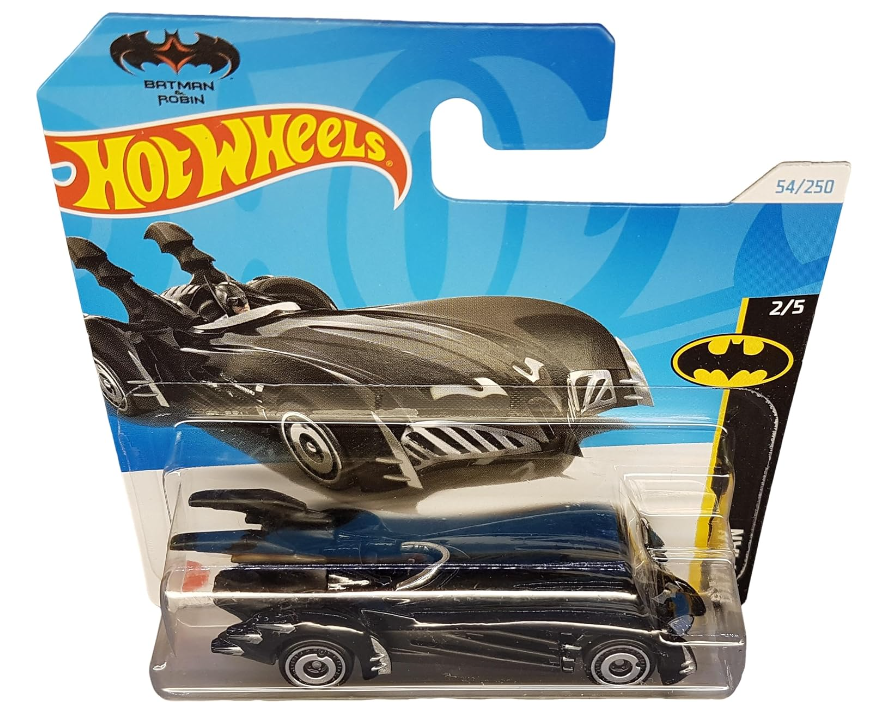 Hot Wheels - Batman & Robin Batmobile - Batman 2/5 - HRY54 - Short Card - DC - Mattel 2024 Edizione Limitata