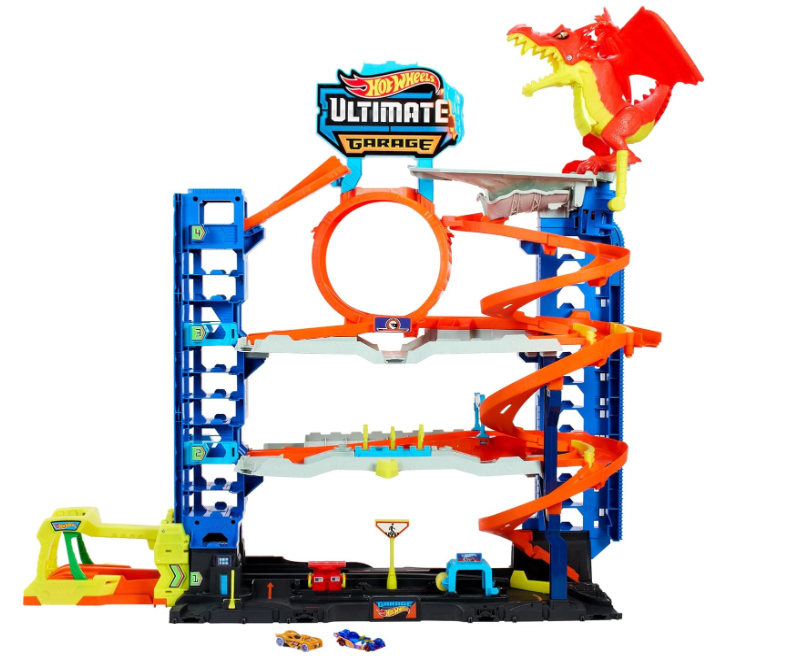 Hot Wheels City Mega Garage con Drago HKX48