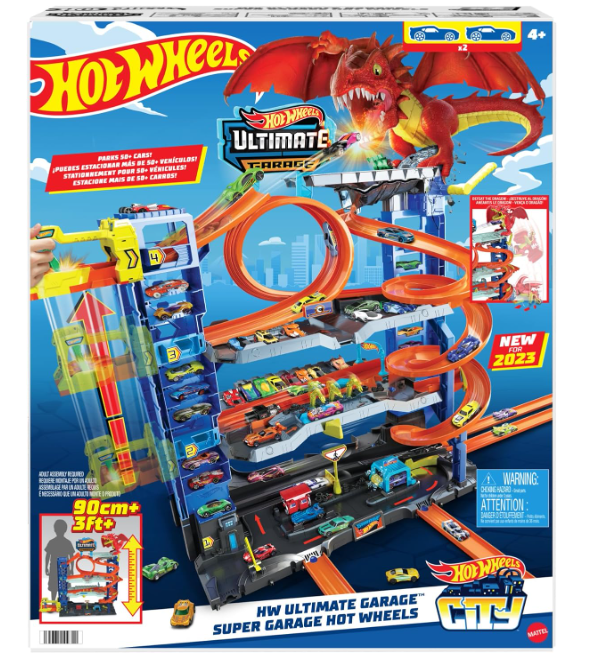 Hot Wheels City Mega Garage con Drago HKX48 Hot Wheels City Mega Garage con Drago HKX48
