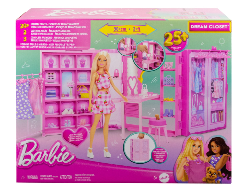 Barbie Il Nuovo Armadio di Barbie HXD58